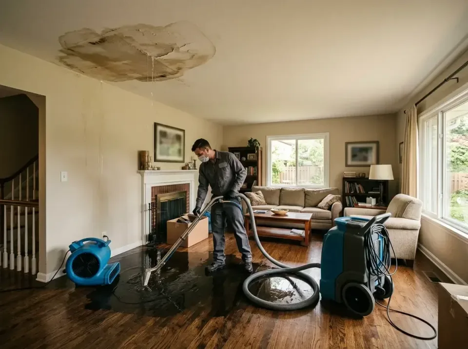 attic-pipe-burst-ceiling-drip-008 — frequently asked questions, Water Damage Restoration & Carpet Care in Winston, OR